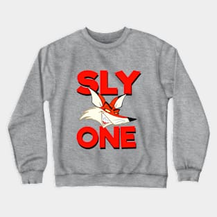 Sly One Fox Design Crewneck Sweatshirt